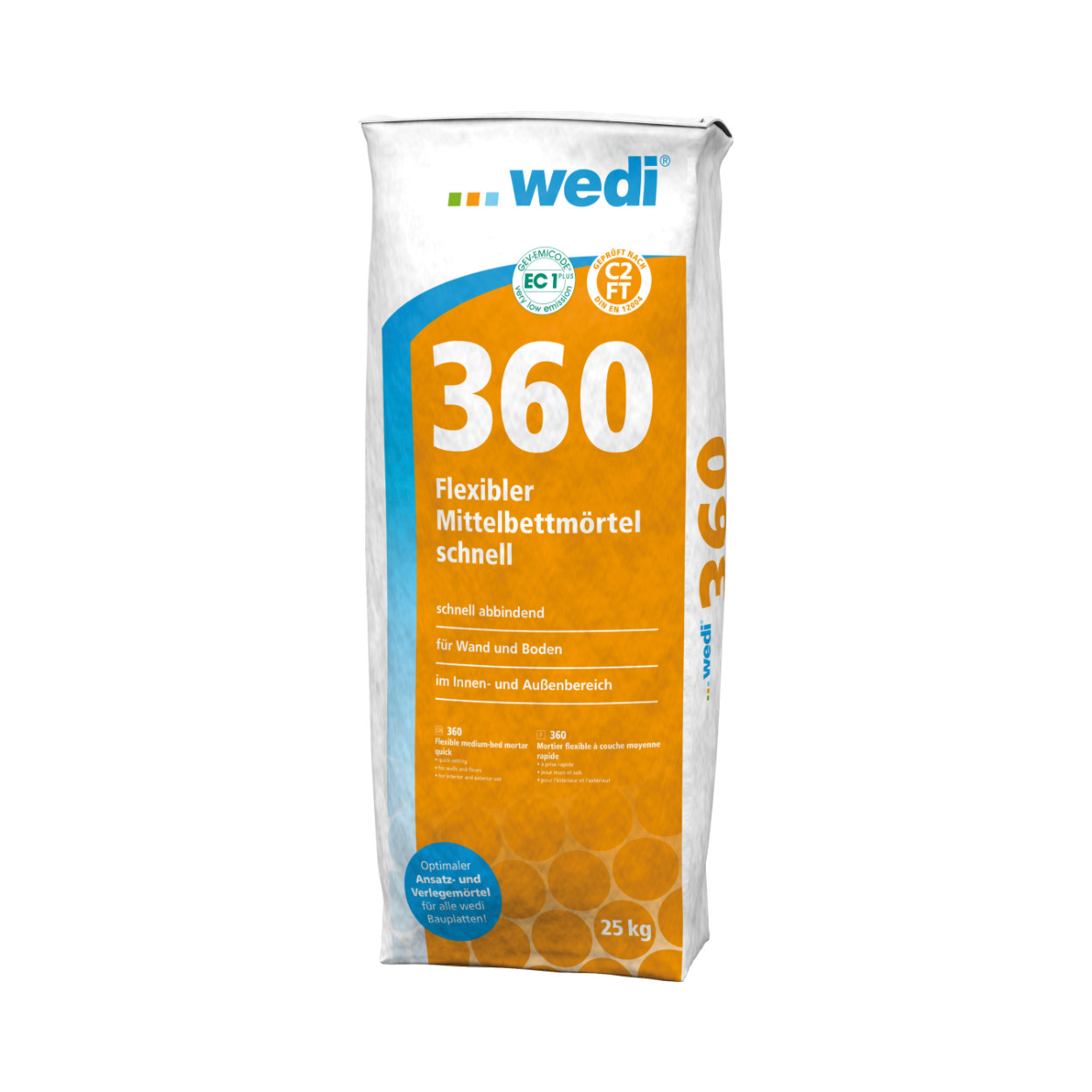 wedi 360 Flexibler Mittelbettmörtel